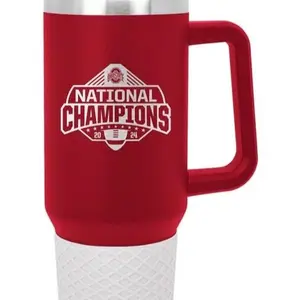 OHIO STATE BUCKEYES 2024 NATIONAL CHAMPIONS 40OZ COLOSSUS STAINLESS STEEL TUMBLER
