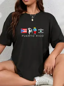 100% cotton Limited Edition SAPO CONCHO Puerto Rico DtMf T-Shirt casual Fashion graphic tees for women
