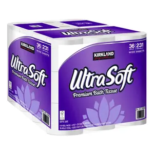 Kirkland Signature Ultra Soft Bath Tissue, 2-Ply, 231 Sheets, 36 Rolls