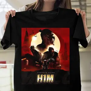 Carmelo Hayes Black T-Shirt – WWE Rising Star Wrestling Graphic Tee, Unisex Casual Fanwear