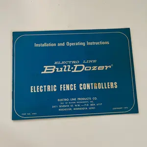 Electro Line Products Co Bull-Dozer Rochester MN Vintage Booklet AJ2-3