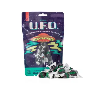 Taffy Shop, UFO Salt Water Taffy Bag (7oz) - Gourmet Soft, Sweet & Chewy Candy