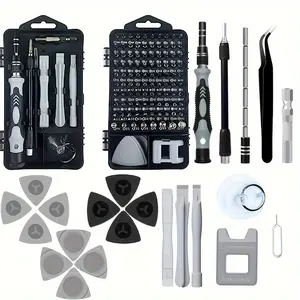 122 In 1 Precision Screwdriver Set, Electronics Magnetic Repair Tool Kit With Case For Repair Computer, Phone, PC, Cellphone, Laptop, Switch, PS4, Game Console, Watch, Glasses Etc