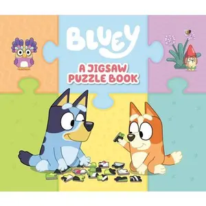 Bluey: A Jigsaw Puzzle Book: Includes 4 Double-Sided Puzzles -- Penguin Young Readers Licenses, Board Book