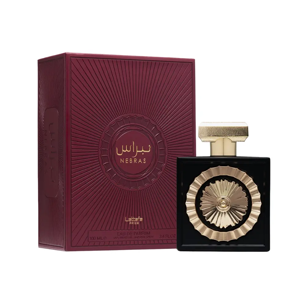 Lattafa Pride Nebras Eau de Parfum 3.4 oz | Sweet Gourmand Fragrance with Red Berries, Vanilla, Cacao & Tonka Bean | Long-Lasting Unisex Perfume
