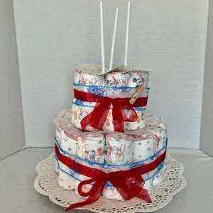 It’s a boy diaper cake