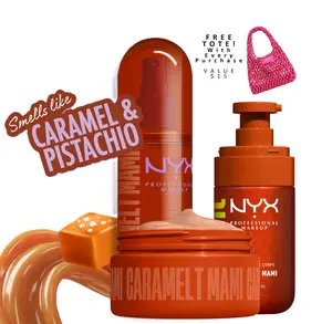 [NEW] Caramelt Mami Ultimate Body Care Set, Shimmer Body Oil + Whipped Body Butter + Hair & Body Mist, 24H Hydration— NYX Professional Makeup