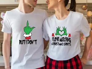 Couples Christmas Party Shirt, I Love Matching Christmas Shirts, But I Don't Shirt, Matching Wife Husband Xmas Tee, Christmas Couples Gift. - LORA ATCHER