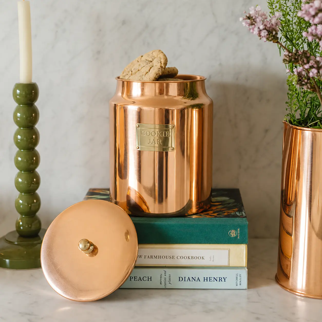 Copper Cookie Jar