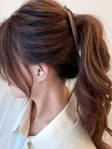 1pcs Women's Banana Clip for Thick Hair, Elegant Vertical Matte Design, High Ponytail Bun Maker with Insert Comb