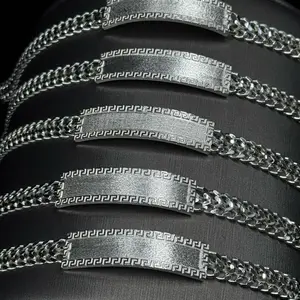 S925 8mm Petatillo versa Bracelet  Box lock