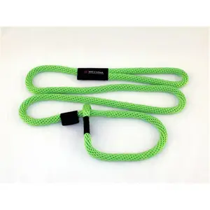 Soft Lines  Dog Slip Leash 0.5 In. Diameter By 6 Ft. - Lime Green