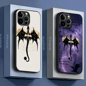 F-Fourth W-Wing  Phone Case For iPhone 17 16 15 14 13 12 11 X XS XSMAX  Plus Pro Max Soft Black Phone Cover