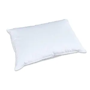 Creative Living Solutions CLS-FP-KG 20 x 36 in. Natural Goose Feather & Down 100 Percent Cotton Case King Size Pillow, White