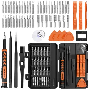 SHARDEN 58 in 1 Small Precision Screwdriver Set with Magnetic Sockets, Includes Case for iPhone, MacBook, PC, and More Electronic Tools Kit