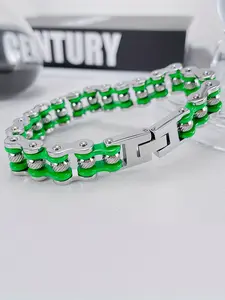 Unisex Simple Style Motorcycle Chain Bracelet, Fashion Jewelry for Party, Daily Clothing Decor, Trendy All-match & Exquisite Jewelry for Birthday Gift