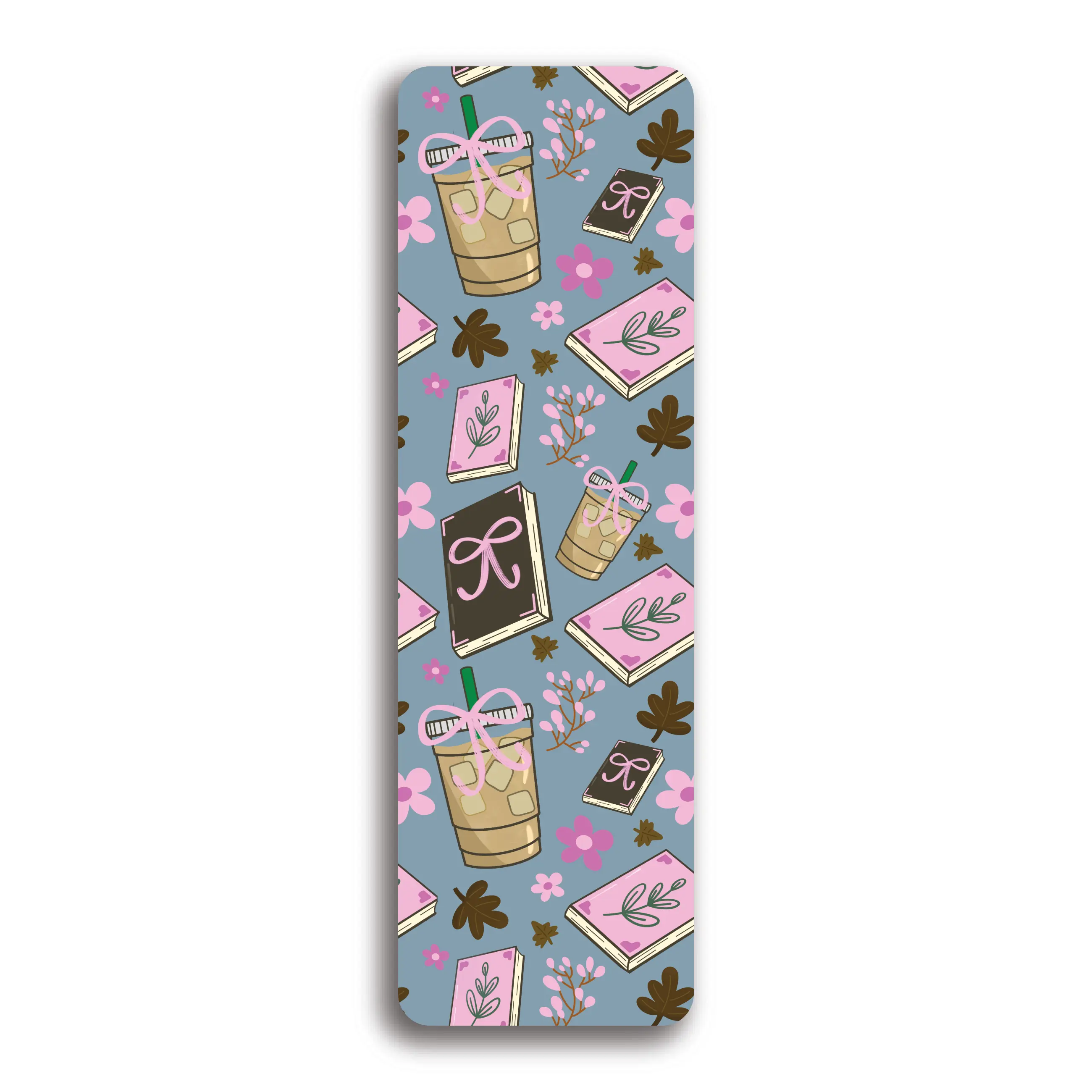 Coffee and Books - UV Printed Acrylic Bookmark Coffee and Books - UV Printed Acrylic Bookmark