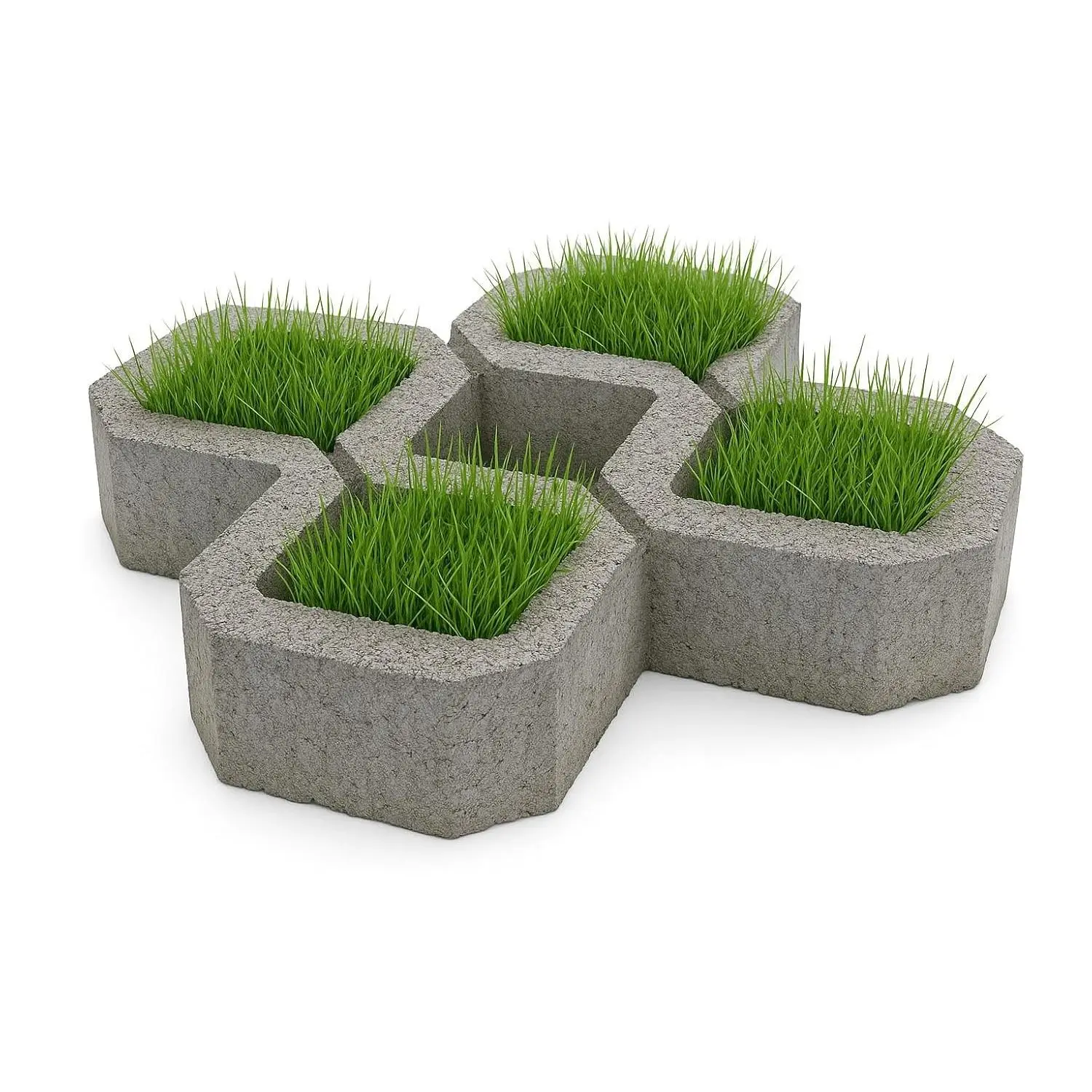 Concrete Grass Pavers Breeze Block Paving Bricks Mold ABS 2mm Parking - Plastic Mold