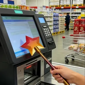 Touchless Payment Wand, Contactless Credit Card Holder, Starlight Magic Wand Non-Contact Payment Card Case, Convenient and Secure, Desk Accessories