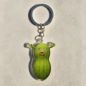 The Burnt Peanut GOOOP Keychain, Funny Meme Trending Gift