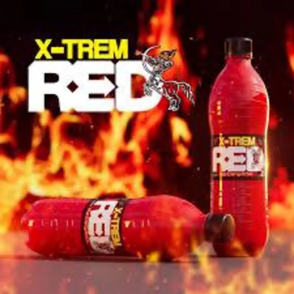 X-TREM RED Ginseng Sport Energy Beverage - Sparkling Flavor Energy Boost Drink, 16oz (Pack of 12), Sparkling Energy Drink