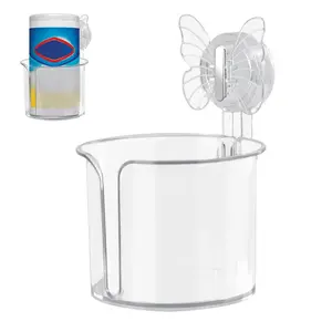 TEITEAI Wipes Holder for Bathroom Compatible with Clorox Wipes Wall-Mount for Easy Installation Ideal Wipes Container Wipe Dispenser for Bathroom Kitchen Office Gym No Wipes Included