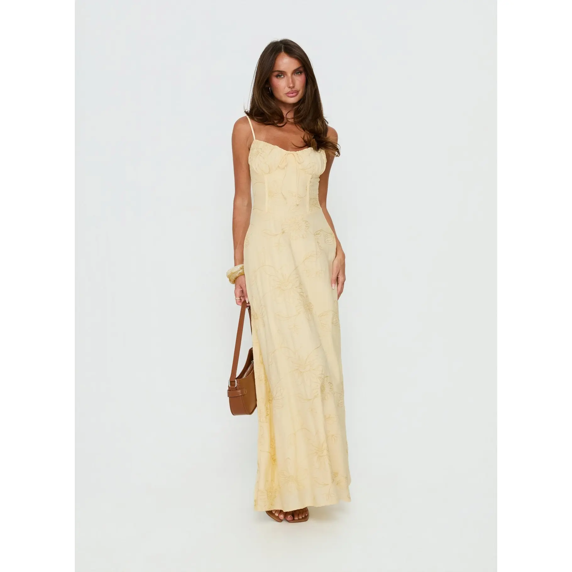 Members Only Maxi Dress Lemon
