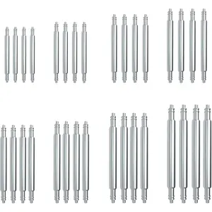 Watch Band Pins,32pcs Thickness Heavy Duty Spring Bar, 1.5mm/1.8mm 316L Stainless Steel Watch Pins 14mm 16mm 18mm 20mm 21mm 22mm 24mm 26mm