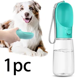 1pc Portable Dog Water Cup, Outdoor Pet Drinking Cup, Leak-Proof Travel Water Bottle, Small to Medium Dogs, Essential Pet Accessories