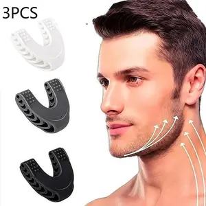 3 Piece U Shape Jaw Exerciser Set, Oral Care Tool for Teeth Alignment & Strength, Durable Design for Daily Use, Enhance Dental Health