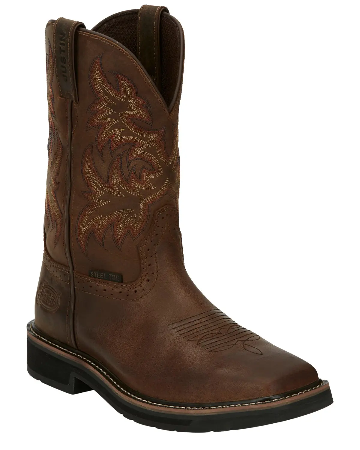 Justin Men's Men'S Driller Western Work Boot Steel Toe - Se4682