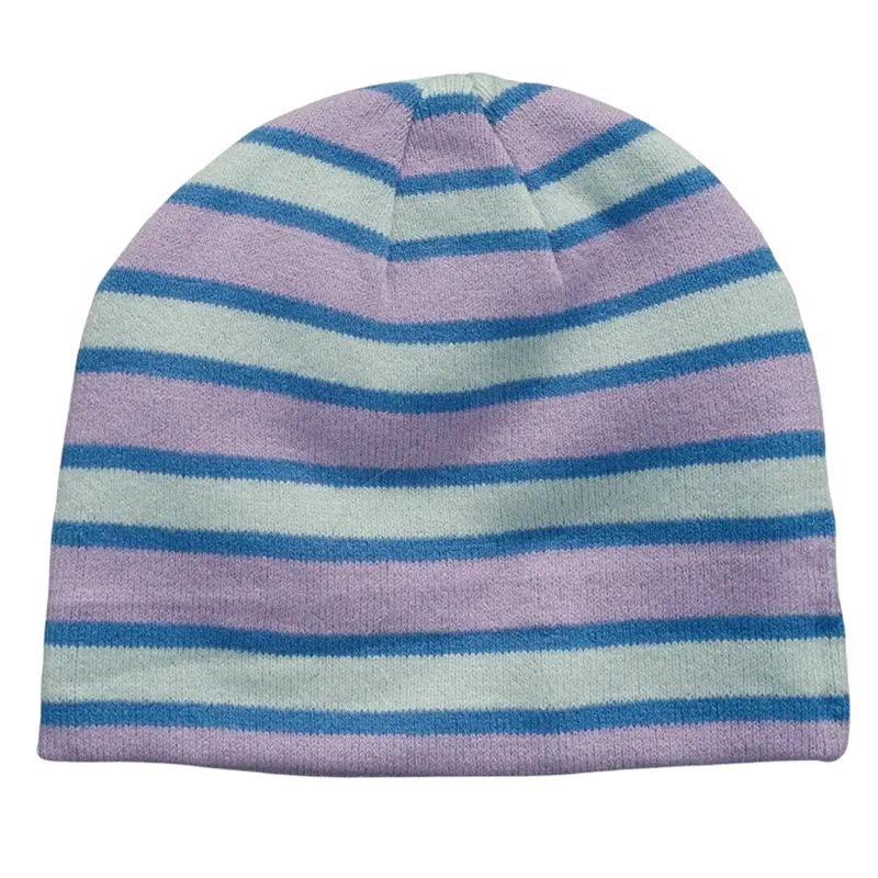 Striped Skull Cap in Purple Striped Skull Cap in Purple