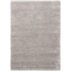 Nourison Home Amore AMOR1 Light Grey Contemporary Power-loomed Rug