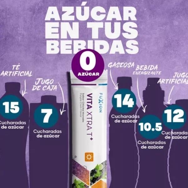 FuXion Vita Xtra T - Fast Acting Energizing Herbal Tea - Energy Boost Powder - Natural Vitality Support - 28 Sticks Beverage Vitamin Drink Flavor