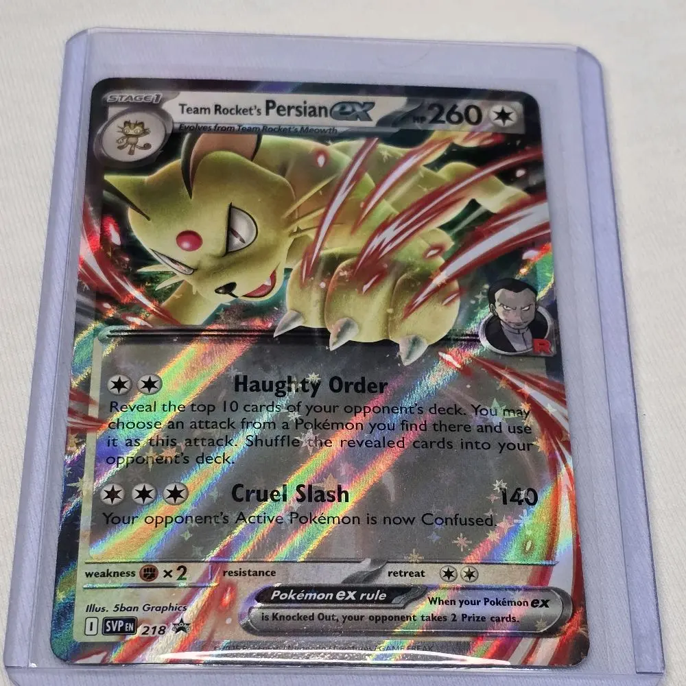 Persian EX SVP 218 Holo Promo Raw Card - TikTok Shop Persian EX SVP 218 Holo Promo Raw Card - TikTok Shop