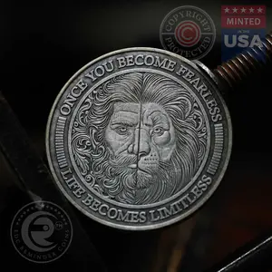 No Fear Coin - Motivation & Mindset Reminder