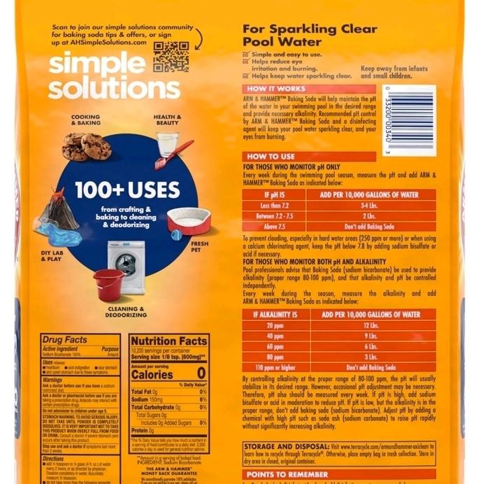 Arm & Hammer Pure Baking Soda, 13.5 lbs.