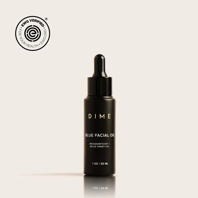 DIME Blue Facial Oil – Nourishing & Antioxidant-Rich Facial Oil for Hydration, Blemish Relief & Radiant Skin