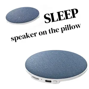 2026 NEW Ultra-Thin Bluetooth Pillow-Shaped Speaker for Sleep Audio Experience Without Headphones Compatible With Android iOS Soft Serene Sound Field Speaker。Support TF card function Plug and play.Perfect for gifts