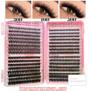 Natural Look False Eyelash Kit, 1 Set Lashes Kit, Professional Eye Makeup Products for Women & Girls, False Lash Extension, Cosmetic, DIY Eyelashes Kit