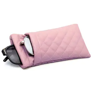 Stylish Dual Layer Glasses Bag, Eyeglass, Holds 2 Glasses and Accessories, Travel Friendly Durable Organizer, Perfect Women Fashion Accessory