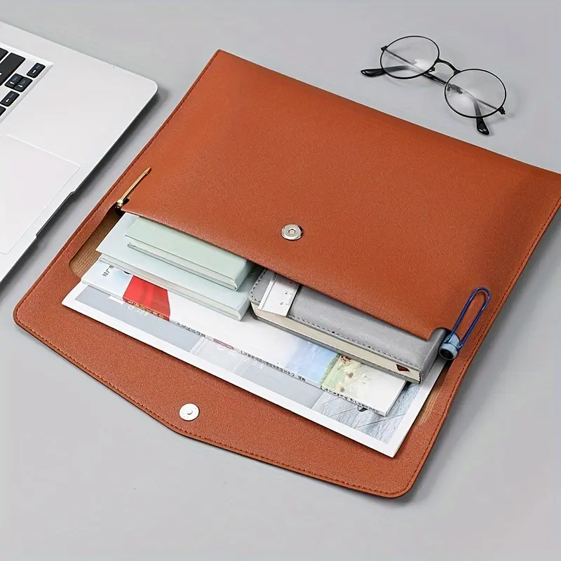 Portable A4 Waterproof Document Bag, 1 Piece Durable File Organizer Folders for Business Office School with Large Capacity, File Storage, Office Stationery & Supplies, Padfolio Organizer