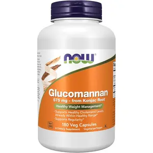 NOW Foods, Glucomannan, 1,725 mg, 180 Veg Capsules (575 mg Per Capsule)