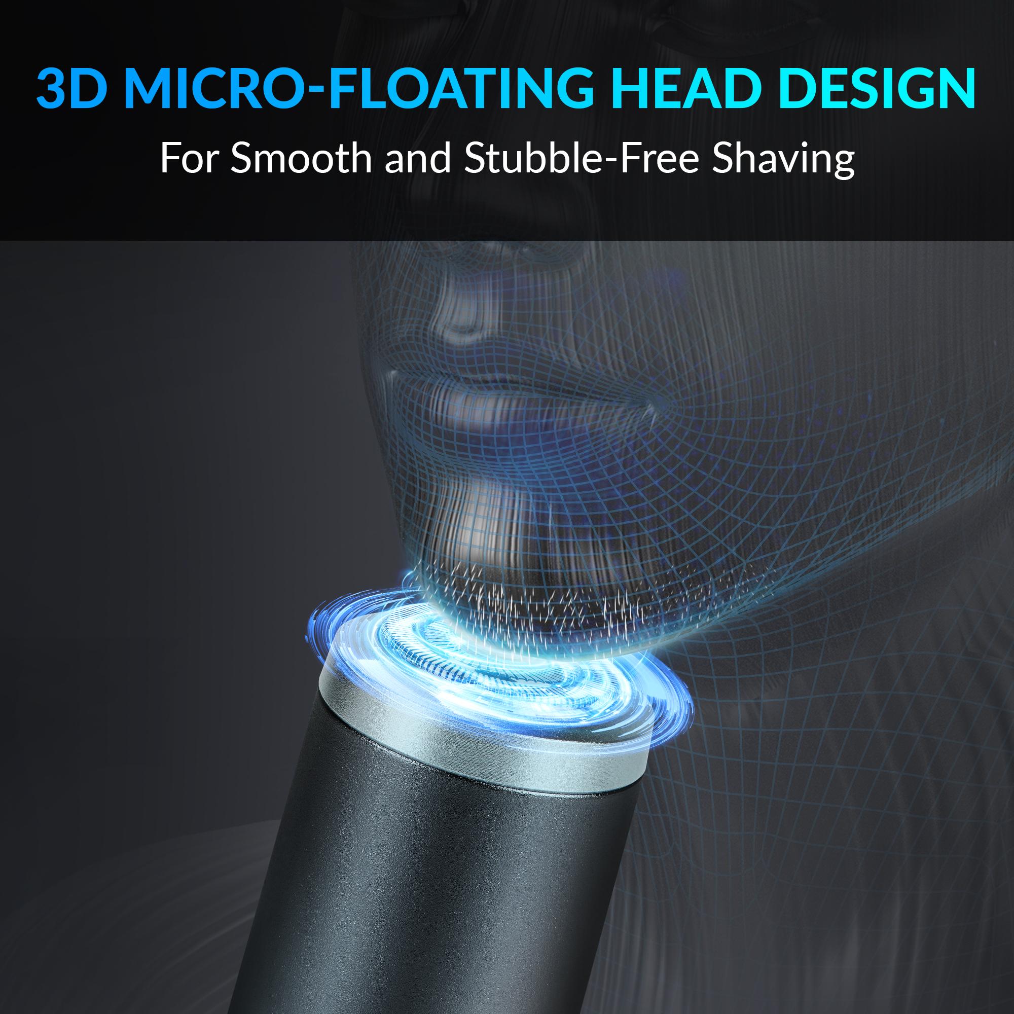 Mini Electric Shaver for Men,Fast Charging USB Rechargeable Razor, Portable Beard Trimmer, Powerful Shaver for Smooth Shave Comfort