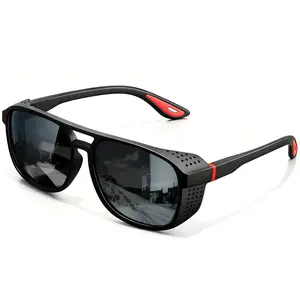 New Punk Polarized Sports Sunglasses Windproof UV400 Lightweight for Cycling Running Driving Outdoor Activities