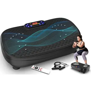 Whole Body Vibration Plate Fitness Platform – Adjustable Speed, Compact Home Exercise Machine for Strength, Balance & Circulation
