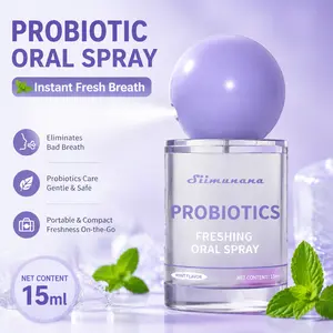 Portable Probiotic Oral Spray 15ml – Fresh Breath Spray, Breath Freshener, Mint Oral Spray, Oral Hygiene Spray, 1Pc Gentle Mist for Daily Oral Care, Long-Lasting Freshness, Sugar-Free, Gift for Women & Men, Home, Office & Travel Essentials