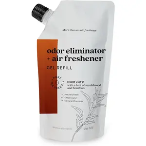 All- Odor Remover Gel Refill Pouch | Air Purifier with  Tree Oil | -Based & Long Lasting | For Pet Odors,  &  Odors | Sandalwood/, 12 oz.