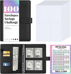 100 Envelopes Money Saving Challenge Book with Envelopes - Flexible Savings