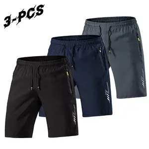 Men’s Casual Sports Shorts 3-Pack| Quick-Dry Fitness Shorts, versatile for fitness, running, and summer outfits,Men's Casual Breathable Shorts summer,casual breathable comfortable short,breathable men'sbottoms,athletic casual short,daily wear short